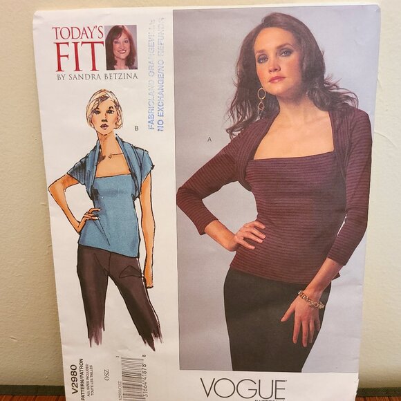 Vintage Vogue Today's Fit  Sandra Betzina Patterns - Three - Picture 7 of 15
